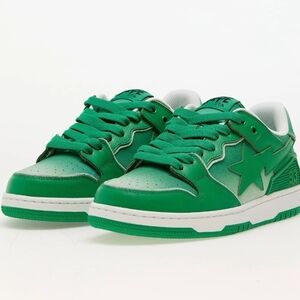 BAPE SK8 Sta #4 Green Size 6 Sneakers New In Box